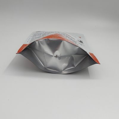 OEM केक पाउडर  एल्यूमिनियम बैग साइड कली Resealable स्थायी पाउच पन्नी;