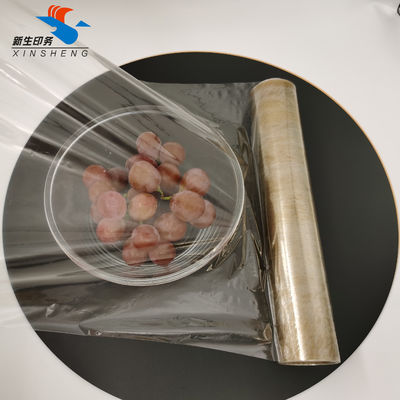 सब्जी फलों को रेफ्रिजरेट करने के लिए पीवीडीसी पारदर्शी पैकेजिंग क्लिंग फिल्म