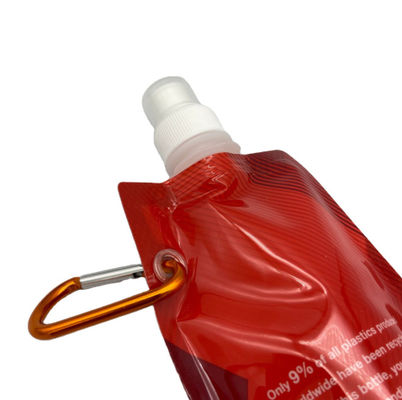 आउटडोर खेल बंधने योग्य प्लास्टिक तरल पैकेजिंग पाउच 300ML कस्टम मुद्रित